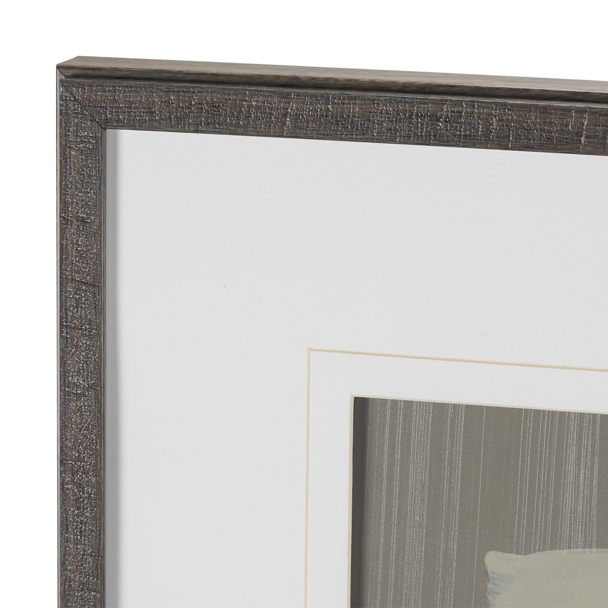 Linear Rhythym by Mercana Studio Hand-Embellished Textured Framed Artwork Matted under Glass from Mercana - Luna Furniture