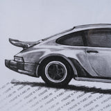 1975 911 Turbo by Mercana Studio Textured Framed Artwork Matted under Glass from Mercana - Luna Furniture