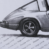 1974 911 Targa by Mercana Studio Textured Framed Artwork Matted under Glass from Mercana - Luna Furniture