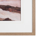 Terracotta Mountain Vista by Nikita Jariwala Textured Framed Artwork Matted under Glass from Mercana - Luna Furniture