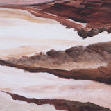 Terracotta Mountain Vista by Nikita Jariwala Textured Framed Artwork Matted under Glass from Mercana - Luna Furniture