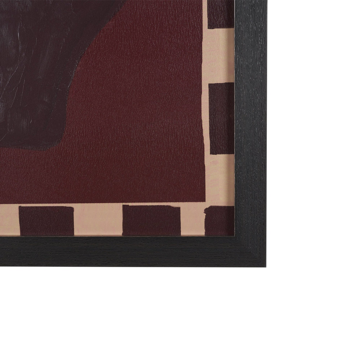 Minimalist Vase Plant by The Art Concept Hand-Embellished Textured Framed Artwork Matted from Mercana - Luna Furniture