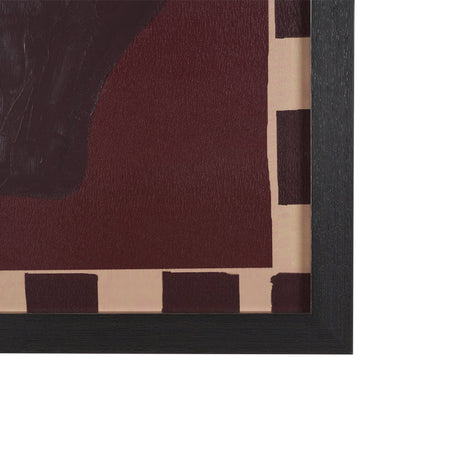 Minimalist Vase Plant by The Art Concept Hand-Embellished Textured Framed Artwork Matted from Mercana - Luna Furniture