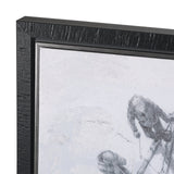 Decisions by Mercana Studio Hand-Embellished Textured Framed Canvas Artwork from Mercana - Luna Furniture