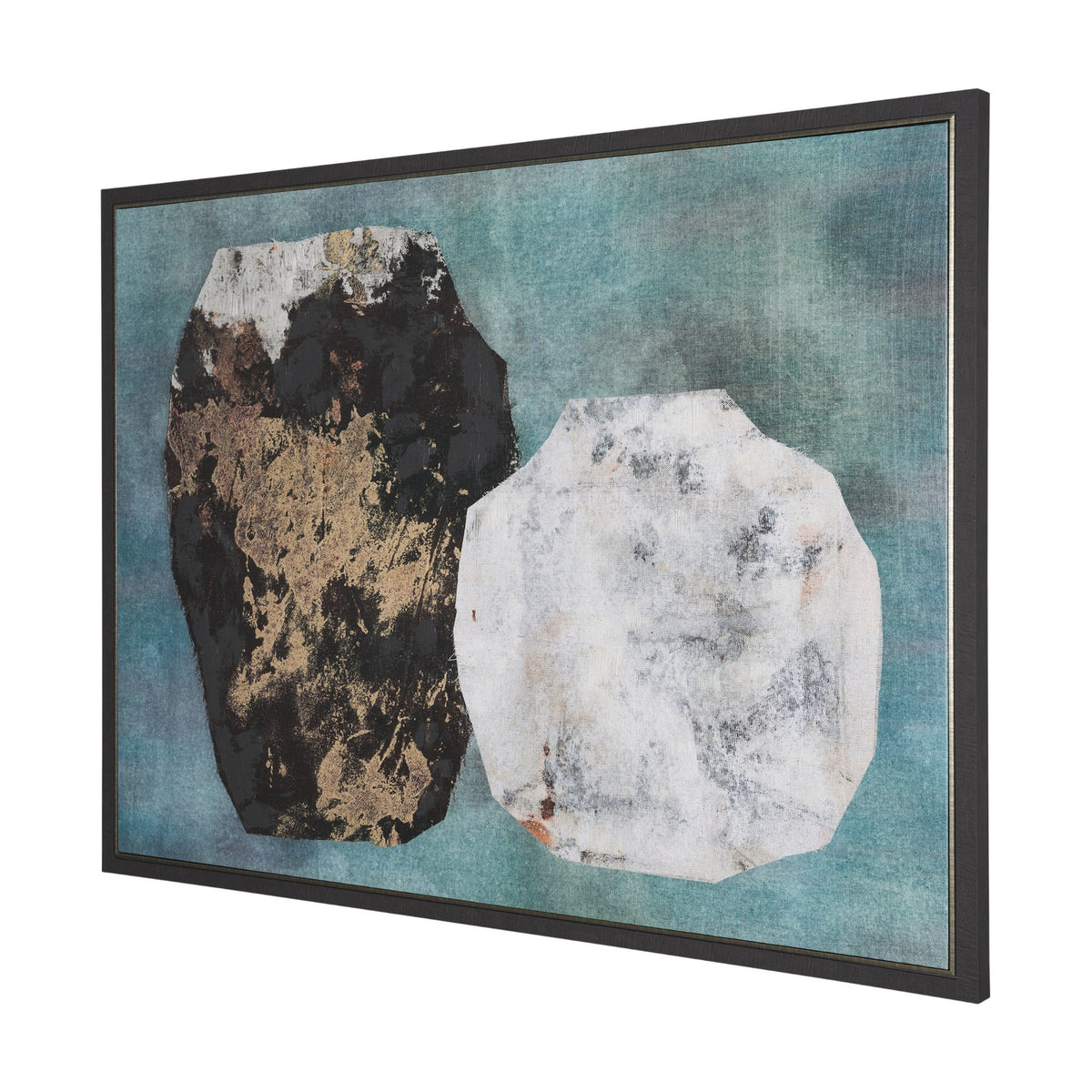 Sahara Style - Containers by Maja Gunnarsdottir Hand-Embellished Textured Framed Canvas Artwork from Mercana - Luna Furniture