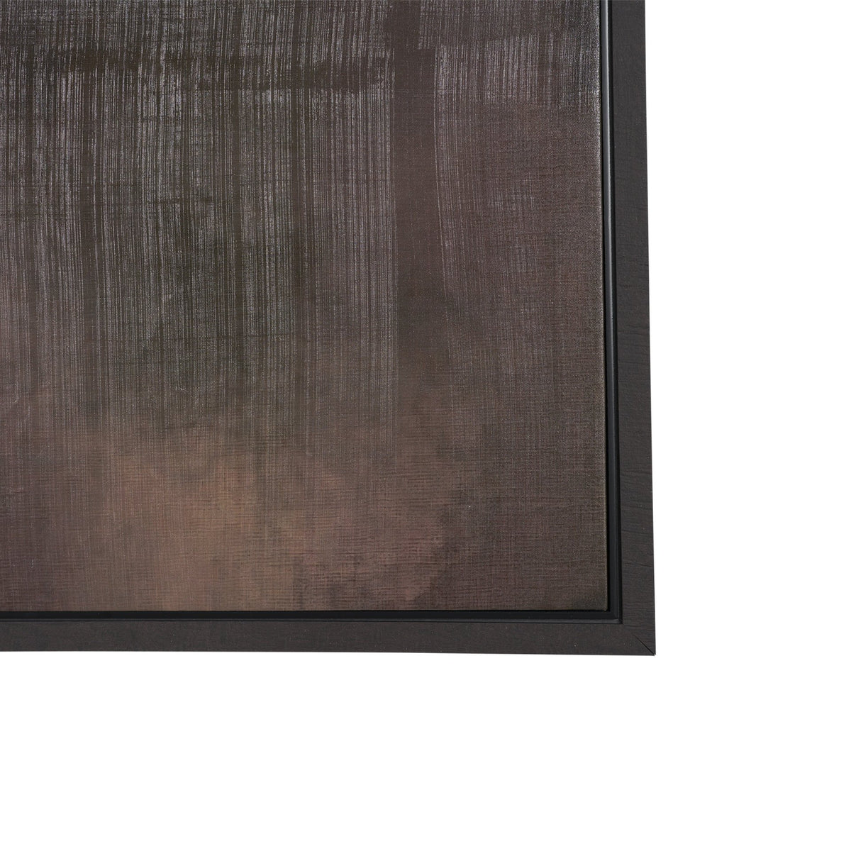 Moody Dark Brown Rustic Landscape by Josie George Textured Framed Canvas Artwork from Mercana - Luna Furniture