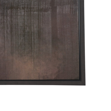 Moody Dark Brown Rustic Landscape by Josie George Textured Framed Canvas Artwork from Mercana - Luna Furniture