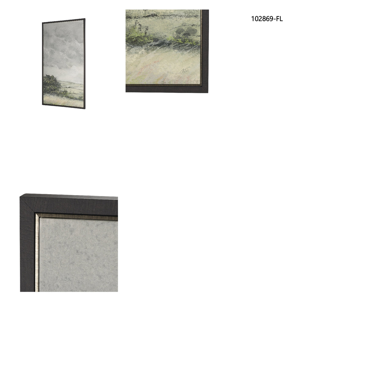 Fierce Skies I by Mercana Studio Hand-Embellished Textured Framed Canvas Artwork from Mercana - Luna Furniture