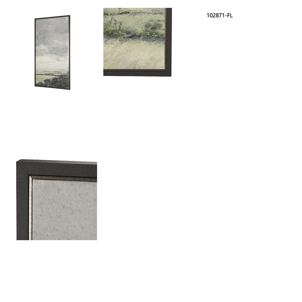 Fierce Skies III by Mercana Studio Hand-Embellished Textured Framed Canvas Artwork from Mercana - Luna Furniture