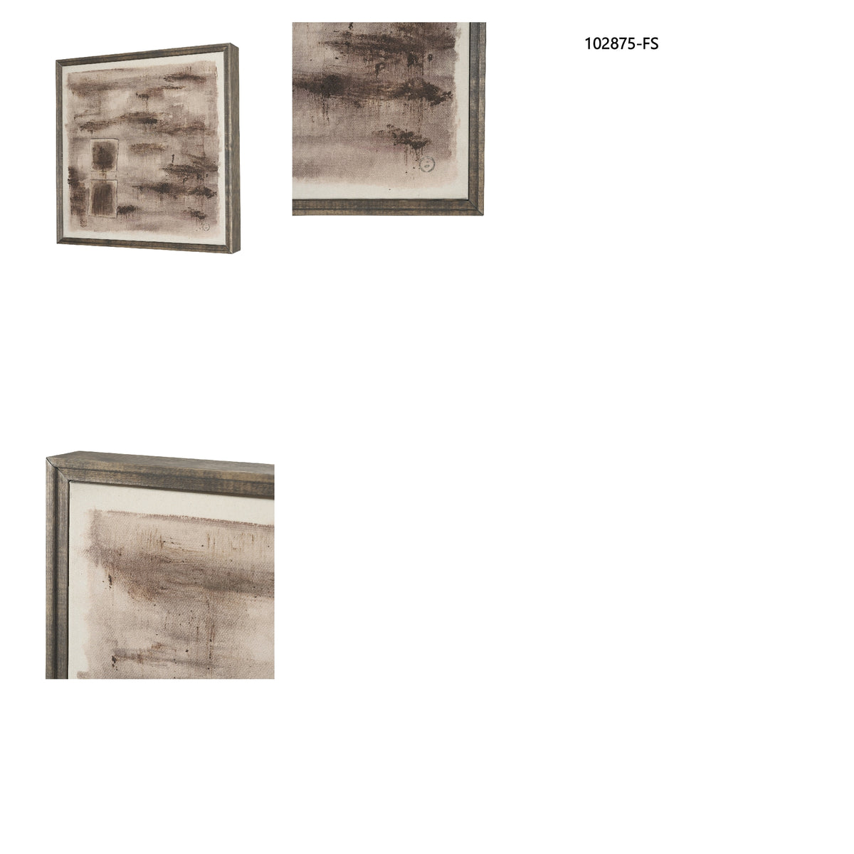 Dos by Mercana Studio Hand-Embellished Textured Framed Canvas Artwork from Mercana - Luna Furniture