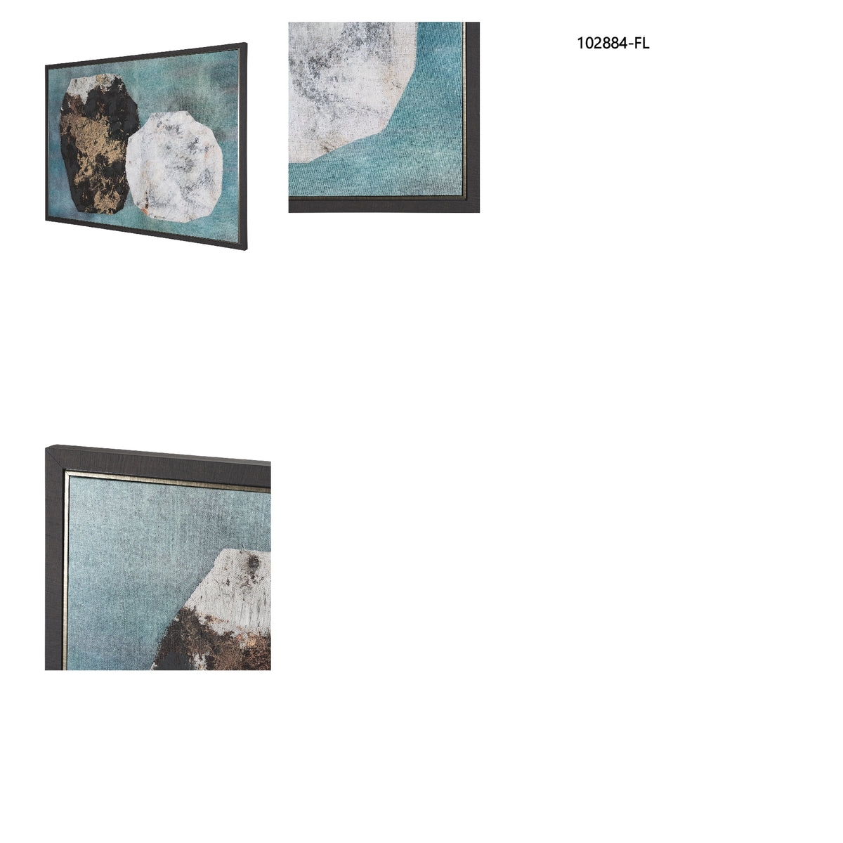 Sahara Style - Containers by Maja Gunnarsdottir Hand-Embellished Textured Framed Canvas Artwork from Mercana - Luna Furniture
