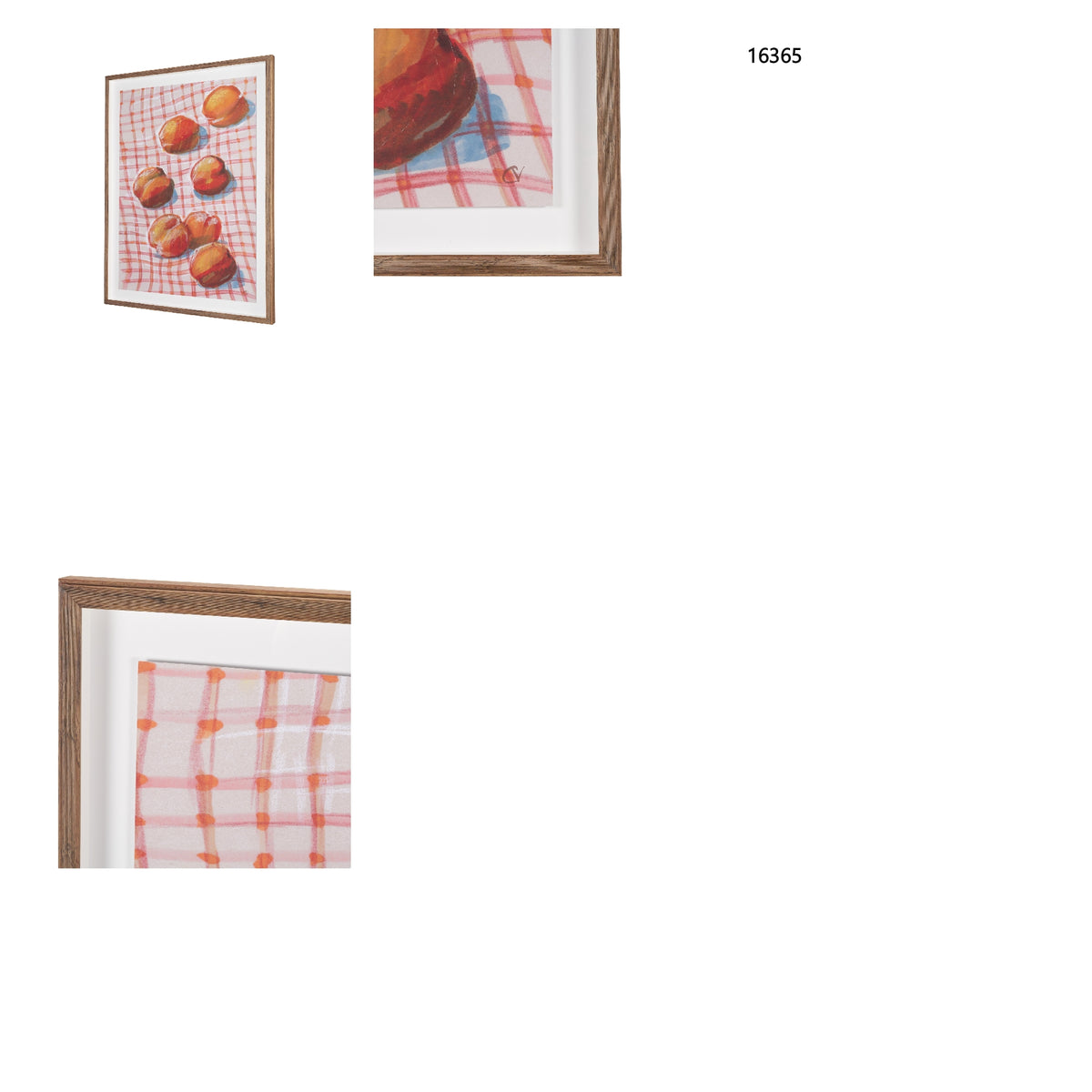 Blush by Mercana Studio Hand-Embellished Textured Framed Artwork Matted under Glass from Mercana - Luna Furniture