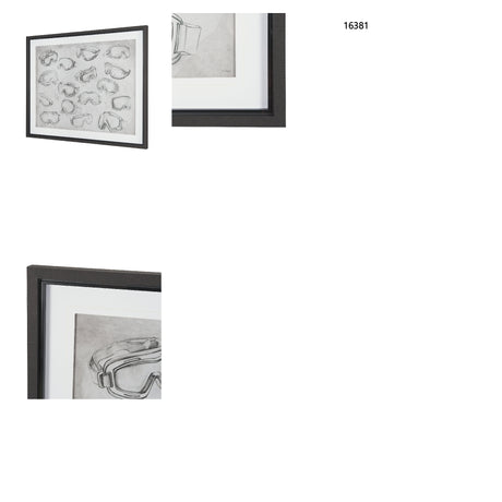 Mountain Eyes by Mercana Studio Textured Framed Artwork Matted under Glass from Mercana - Luna Furniture