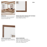Apres 1 by Mercana Studio Hand-Embellished Textured Framed Artwork Matted under Glass from Mercana - Luna Furniture