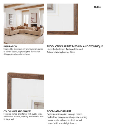 Apres 1 by Mercana Studio Hand-Embellished Textured Framed Artwork Matted under Glass from Mercana - Luna Furniture