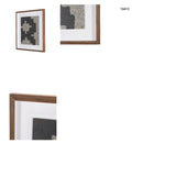 Fabric Fusion - Blok by Maja Gunnarsdottir Textured Framed Artwork Matted under Glass from Mercana - Luna Furniture
