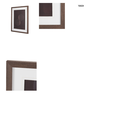 Twin Phases by Mercana Studio Hand-Embellished Textured Framed Artwork Matted under Glass from Mercana - Luna Furniture