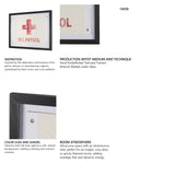 Ski Patrol by Mercana Studio Hand-Embellished Textured Framed Artwork Matted under Glass from Mercana - Luna Furniture