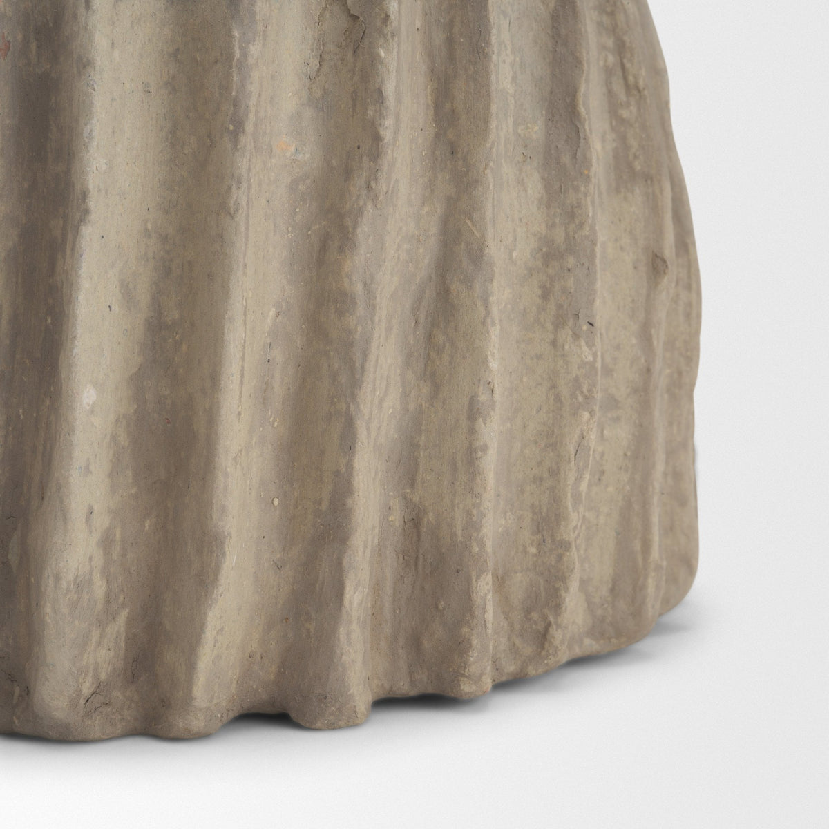 Jiya 12" Natural Ardi Paper Mache Double Handle Pot from Mercana - Luna Furniture