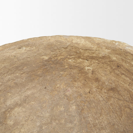 Samar Beige Paper Mache Decorative Bowls from Mercana - Luna Furniture