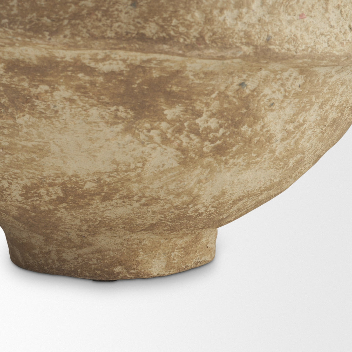 Samar Beige Paper Mache Decorative Bowls