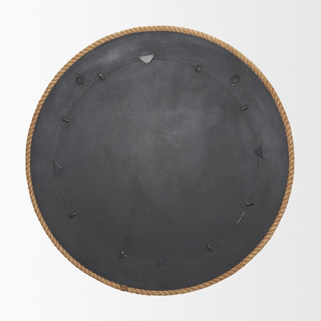 Kova 50" Rope Framed Round Wall Mirror from Mercana - Luna Furniture