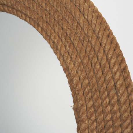 Kova 50" Rope Framed Round Wall Mirror from Mercana - Luna Furniture