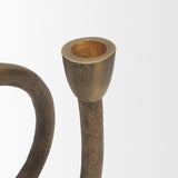 Serpens Brass Metal Large Candleholder