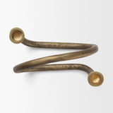 Serpens Brass Metal Large Candleholder