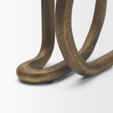 Serpens Brass Metal Narrow Candleholder