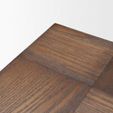 Tulum Brown Wood Parquet Decorative Box Set from Mercana - Luna Furniture