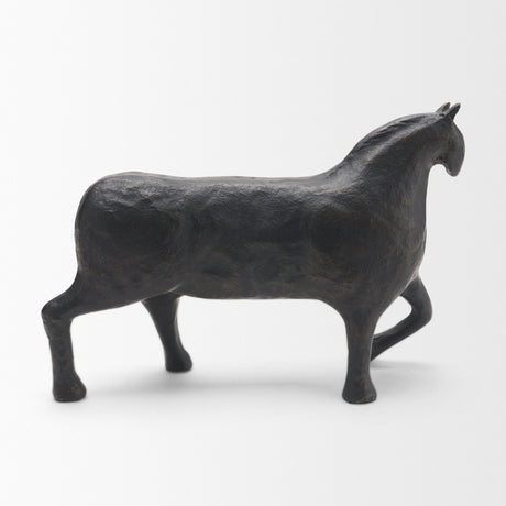 Marengo Bronze Metal Decorative Horse Object from Mercana - Luna Furniture