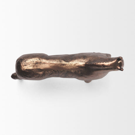 Marengo Antiqued Brass Metal Decorative Horse Object from Mercana - Luna Furniture