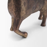 Marengo Antiqued Brass Metal Decorative Horse Object from Mercana - Luna Furniture