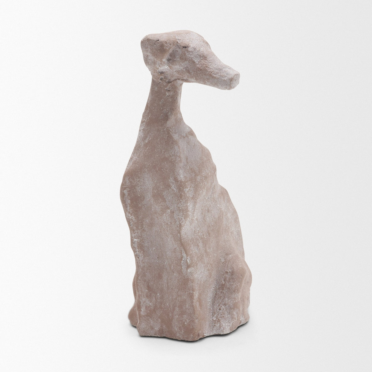 Anubis Grey Washed Metal Decorative Dog Object from Mercana - Luna Furniture
