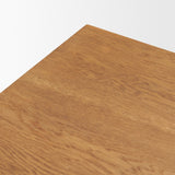 Carmel Console Table | Raffia w/ Brown Wood from Mercana - Luna Furniture