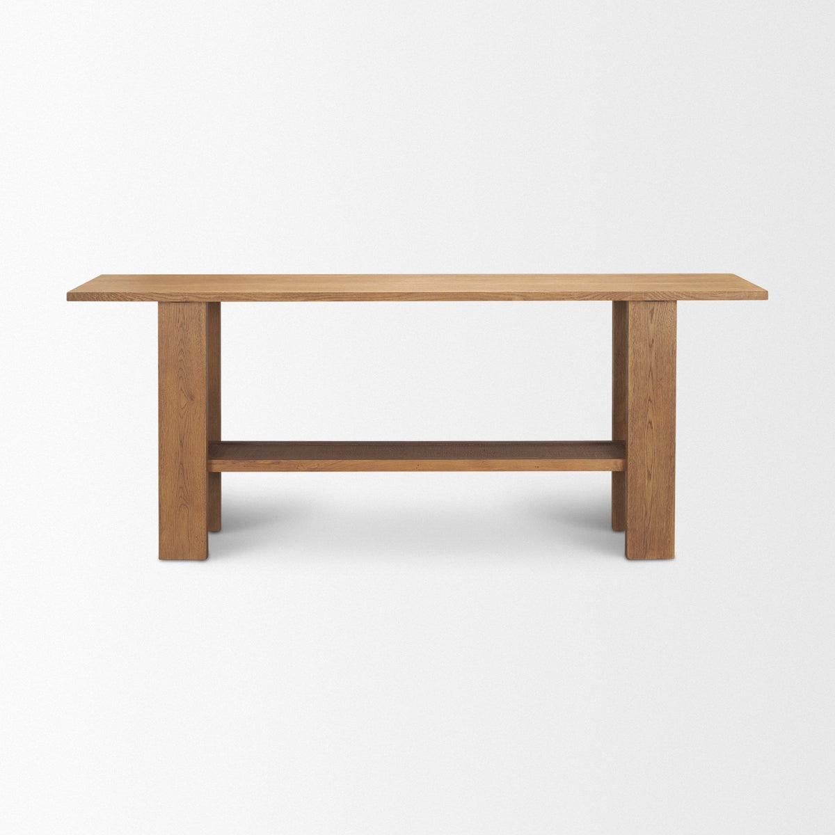 Carmel Console Table | Raffia w/ Brown Wood from Mercana - Luna Furniture