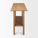 Carmel Console Table | Raffia w/ Brown Wood from Mercana - Luna Furniture