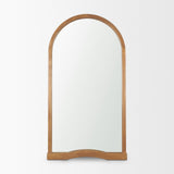 Avaline Arched Heritage Floor Mirror | Solid Oak