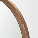 Avaline Arched Heritage Vanity Wall Mirror | Solid Oak