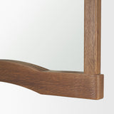 Avaline Arched Heritage Vanity Wall Mirror | Solid Oak