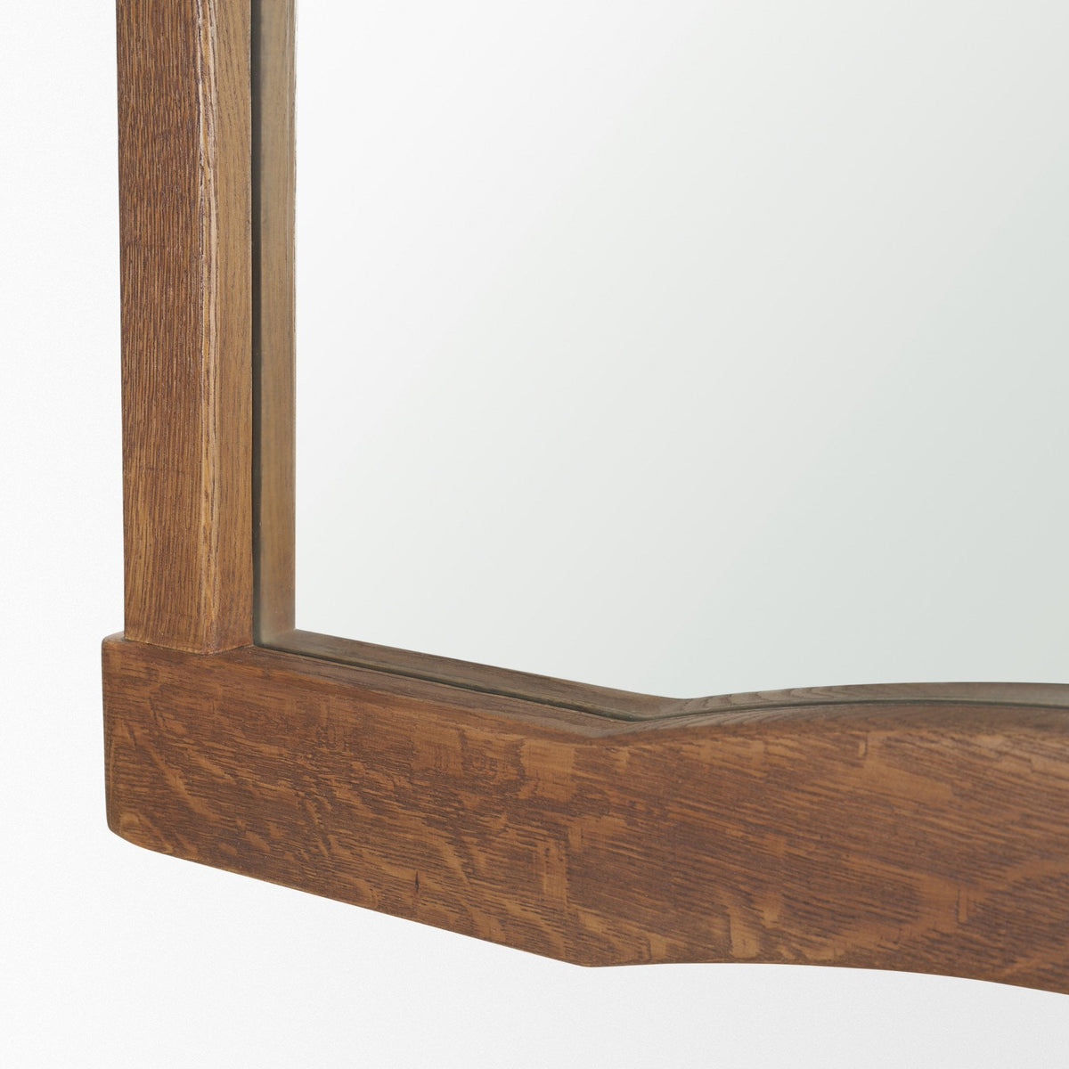 Avaline Arched Heritage Vanity Wall Mirror | Solid Oak