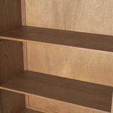 Carmel 2-Door Tall Cabinet | 78" | Raffia w/ Brown Wood from Mercana - Luna Furniture