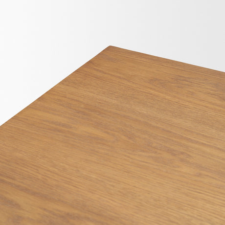 Carmel Writing Desk | Raffia w/ Brown Wood from Mercana - Luna Furniture