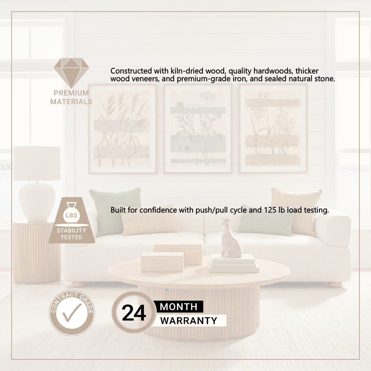 Warner Stripe 2 Piece Sofa Set from Mercana - Luna Furniture