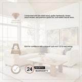 Warner Stripe 3 Piece Sofa Set w/S Corner Piece from Mercana - Luna Furniture