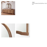 Avaline Arched Heritage Vanity Wall Mirror | Solid Oak
