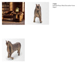 Marengo Antiqued Brass Metal Decorative Horse Object from Mercana - Luna Furniture
