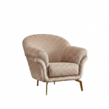 Versace Chair in Cream from Furnia - Luna Furniture