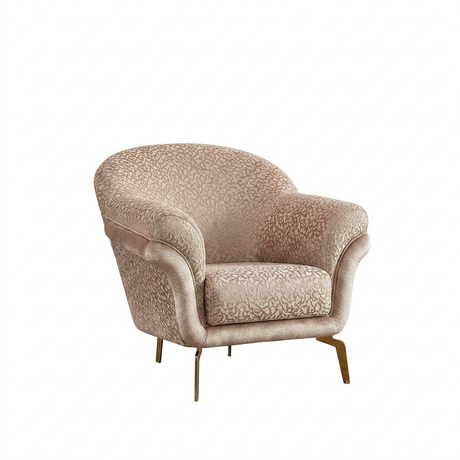 Versace Chair in Cream from Furnia - Luna Furniture